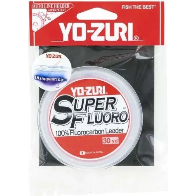 Флюорокарбон YO-ZURI SUPERFLUORO 30YDS 40Lbs 19kg (0.602mm) R1490-NC