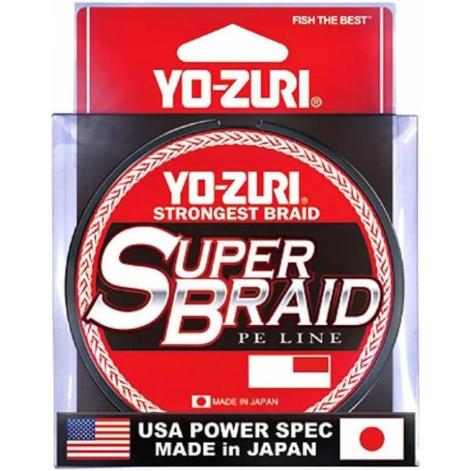 Плетеный шнур YO-ZURI PE SUPERBRAID 150YDS Yellow 10Lbs (0.15mm) R1256-Y